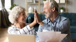 Altavista Gold IRA Investing Company a happy senior couple 300x169